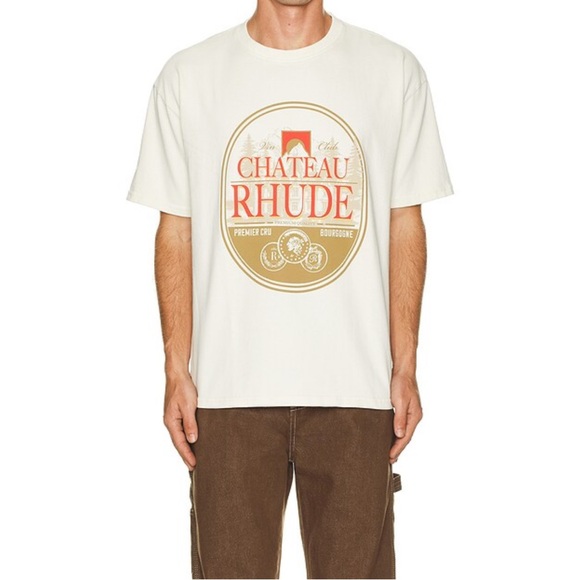 Rhude Other - NWT RHUDE Premier Crew Tee in Vintage White Chateau Rhude Men’s T-Shirt M
